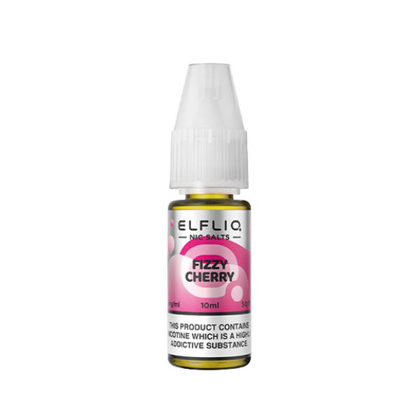 Fizzy Cherry Nic Salt E-Liquid by Elf Bar Elfliq - Vape Kingz