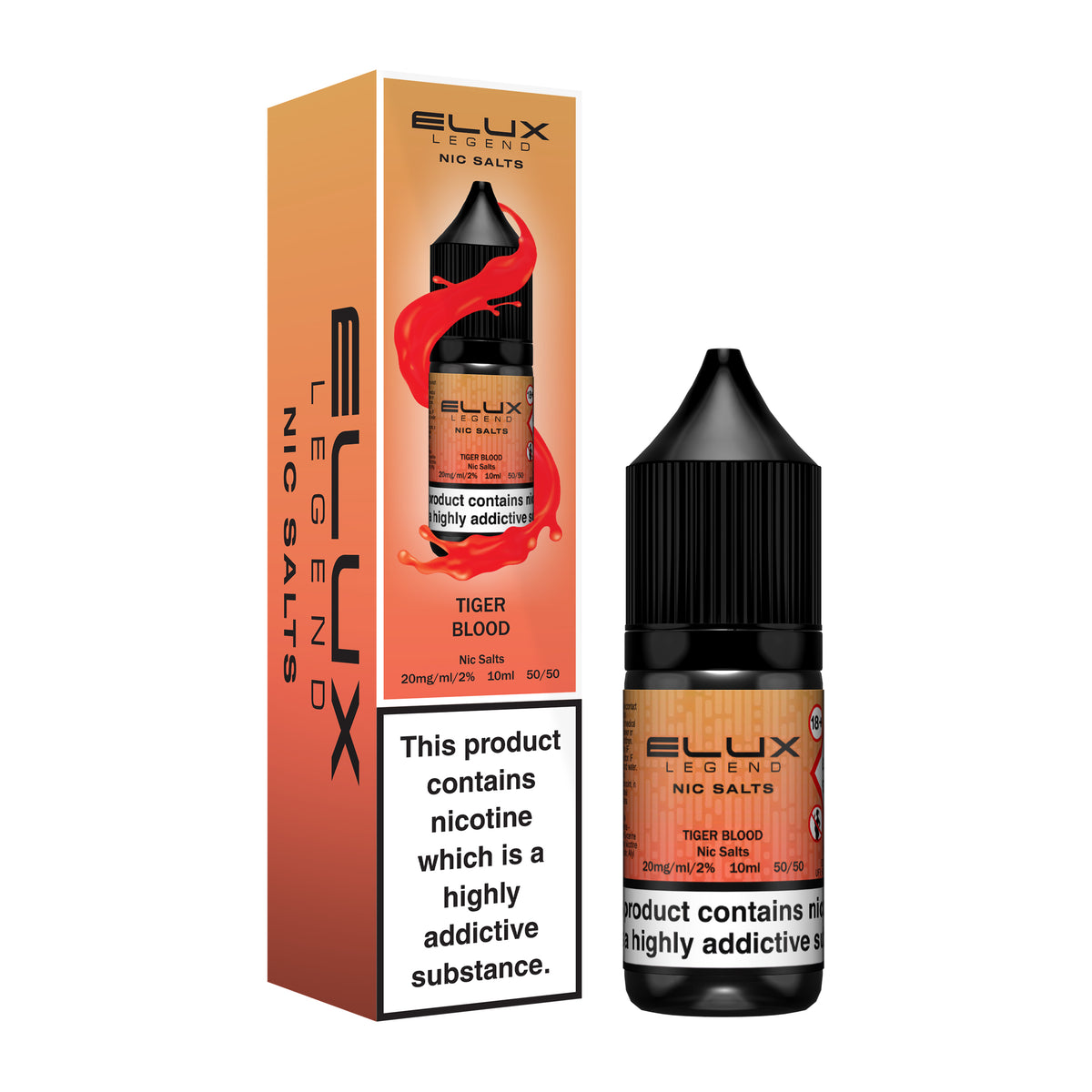 Tiger Blood Nic Salt E-Liquid by Elux Legend - Vape Kingz
