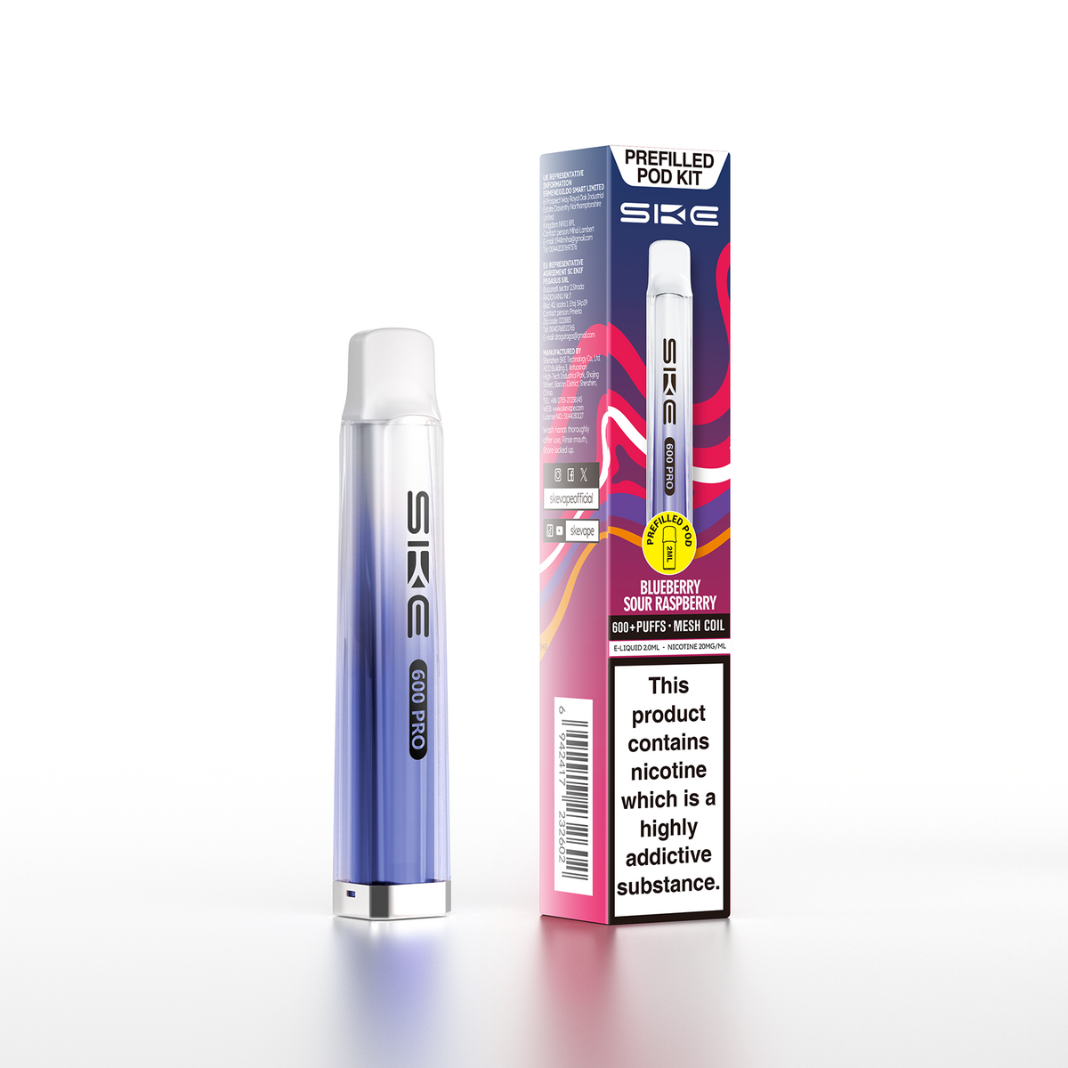 SKE 600 Pro Prefilled Pod Kit - Vape Kingz