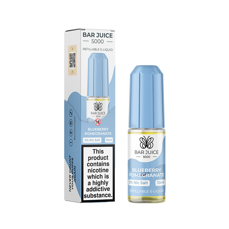Blueberry Pomegranate Nic Salt E-Liquid by Bar Juice 5000 - Vape Kingz