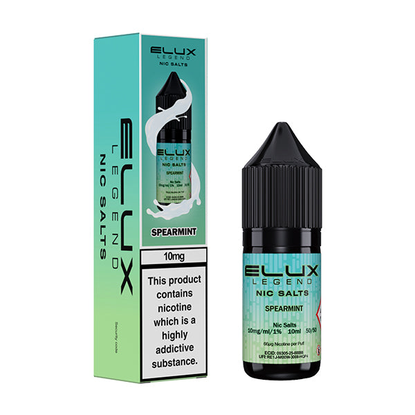 Spearmint Nic Salt E-Liquid by Elux Legend - Vape Kingz