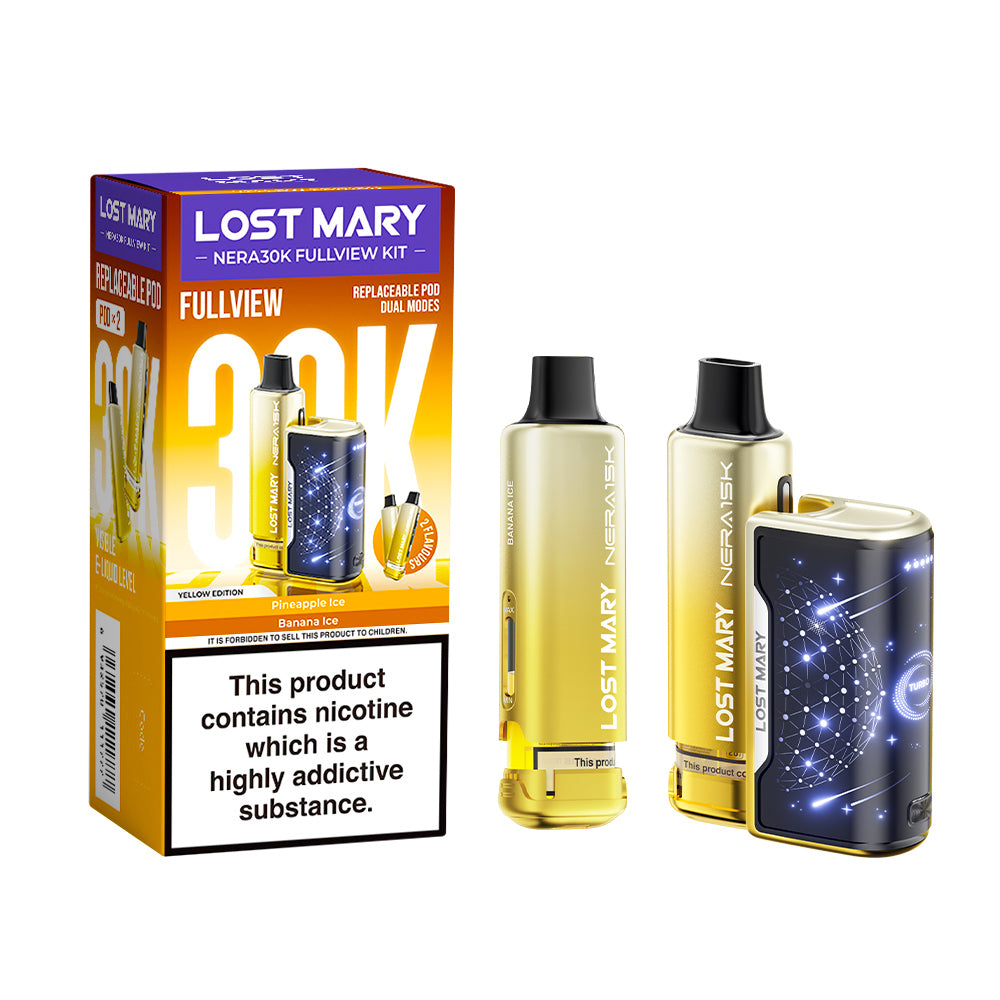 Lost Mary Nera 30K Fullview Prefilled Pod Kit - Vape Kingz