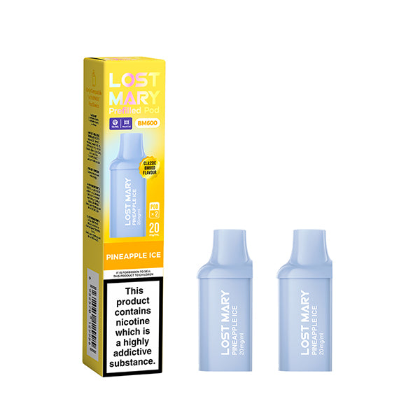 Lost Mary BM600 Prefilled Pods 20mg 2 Pack - Vape Kingz