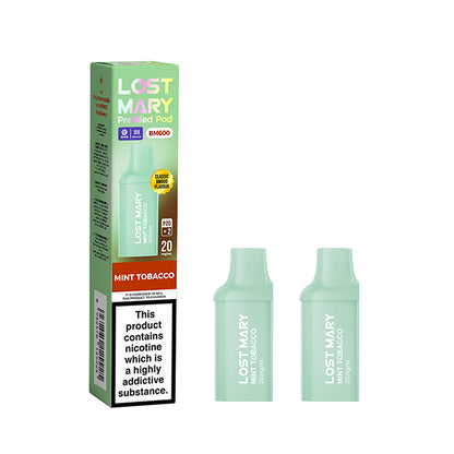 Lost Mary BM600 Prefilled Pods 20mg 2 Pack - Vape Kingz