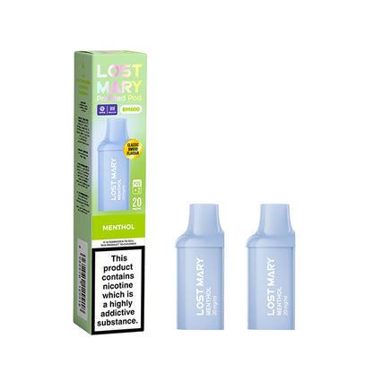 Lost Mary BM600 Prefilled Pods 20mg 2 Pack - Vape Kingz