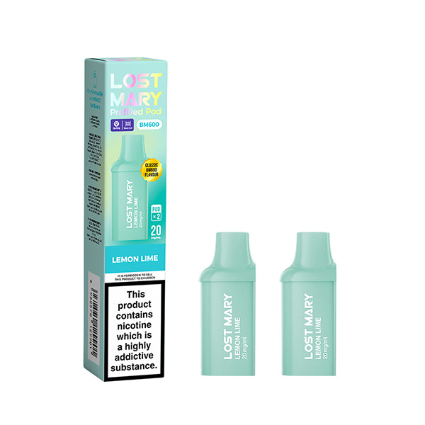 Lost Mary BM600 Prefilled Pods 20mg 2 Pack - Vape Kingz