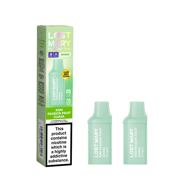 Lost Mary BM600 Prefilled Pods 20mg 2 Pack - Vape Kingz