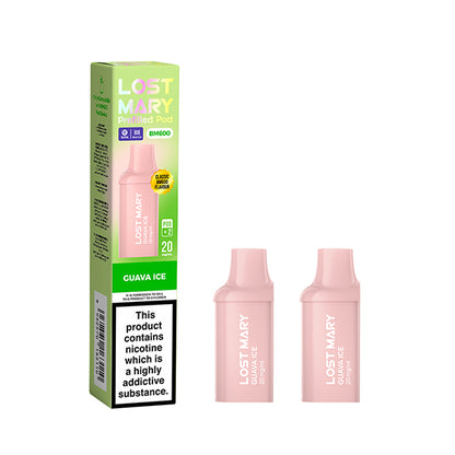 Lost Mary BM600 Prefilled Pods 20mg 2 Pack - Vape Kingz