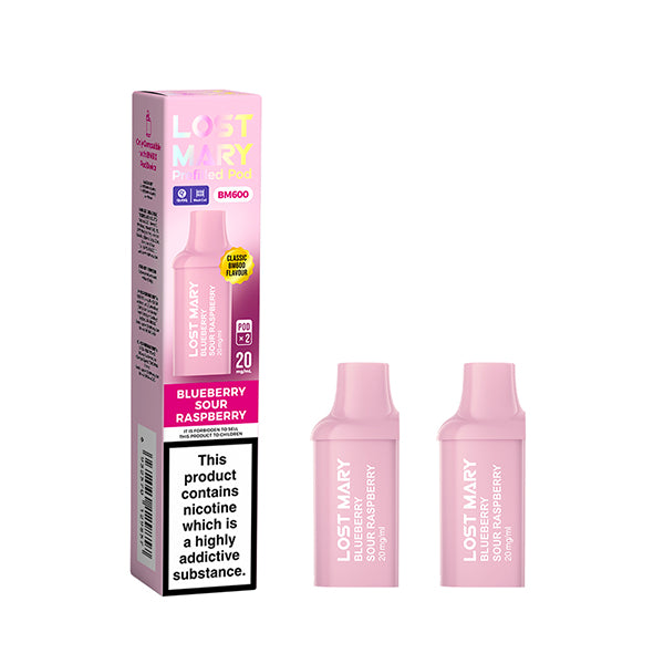 Lost Mary BM600 Prefilled Pods 20mg 2 Pack - Vape Kingz