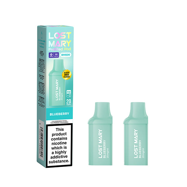 Lost Mary BM600 Prefilled Pods 20mg 2 Pack - Vape Kingz