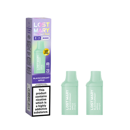 Lost Mary BM600 Prefilled Pods 20mg 2 Pack - Vape Kingz