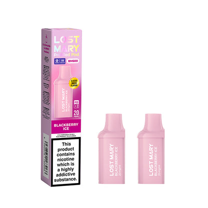 Lost Mary BM600 Prefilled Pods 20mg 2 Pack - Vape Kingz