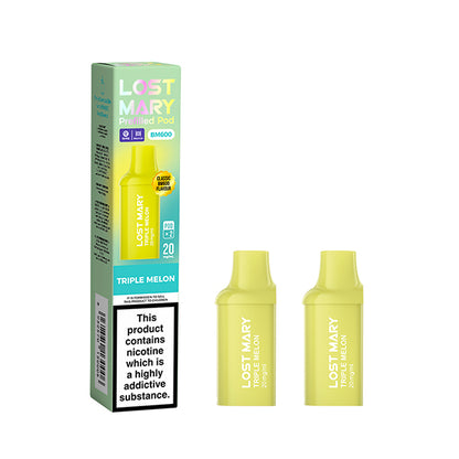 Lost Mary BM600 Prefilled Pods 20mg 2 Pack - Vape Kingz