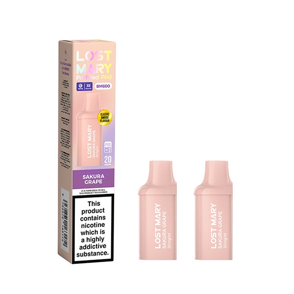 Lost Mary BM600 Prefilled Pods 20mg 2 Pack - Vape Kingz