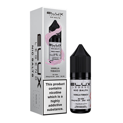 Vanilla Tobacco Nic Salt E-Liquid by Elux Legend - Vape Kingz