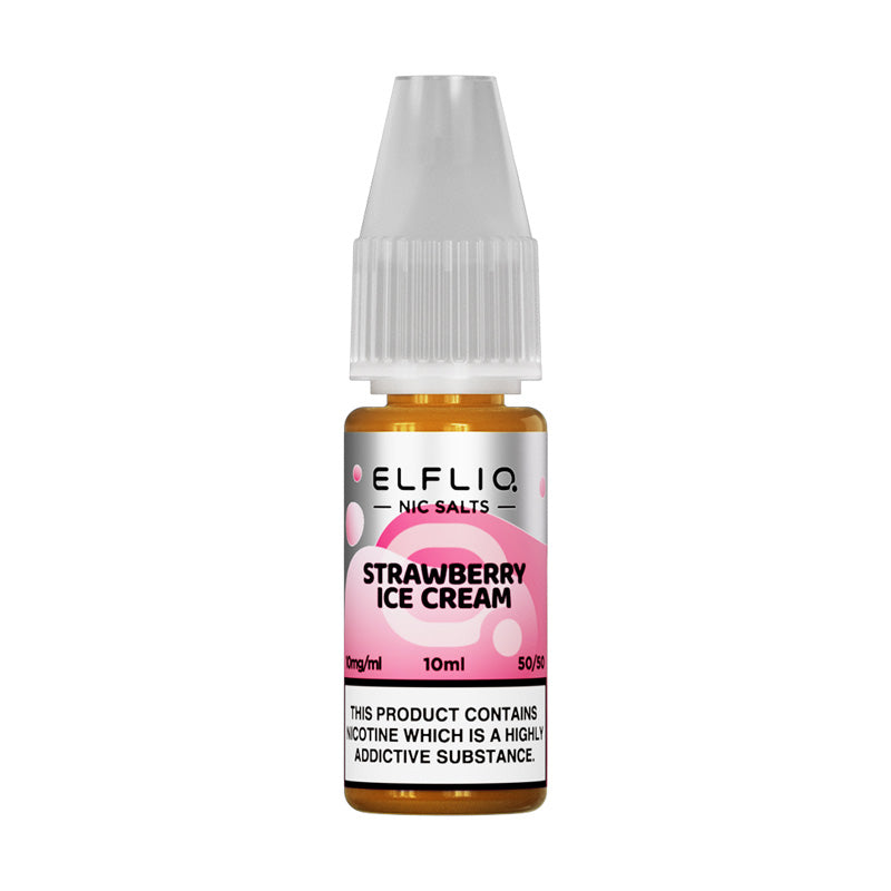 Strawberry Snoow (Ice Cream) Nic Salt E-Liquid by Elf Bar Elfliq