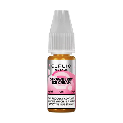Strawberry Snoow (Ice Cream) Nic Salt E-Liquid by Elf Bar Elfliq