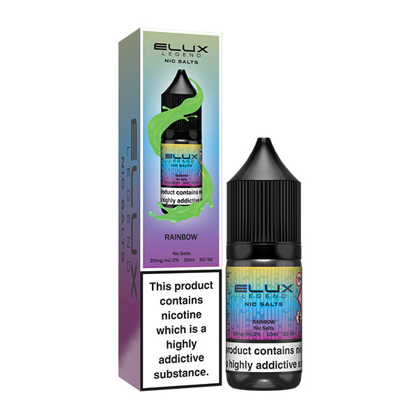 Rainbow Nic Salt E-Liquid by Elux Legend - Vape Kingz