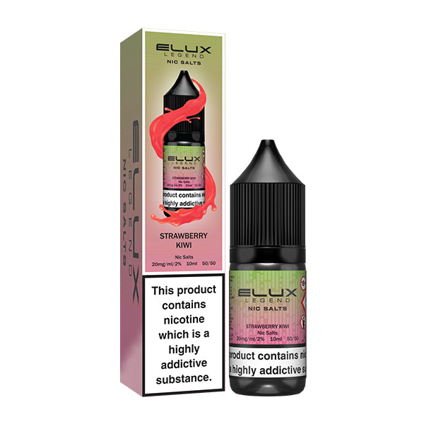 Strawberry Kiwi Nic Salt E-Liquid by Elux Legend - Vape Kingz