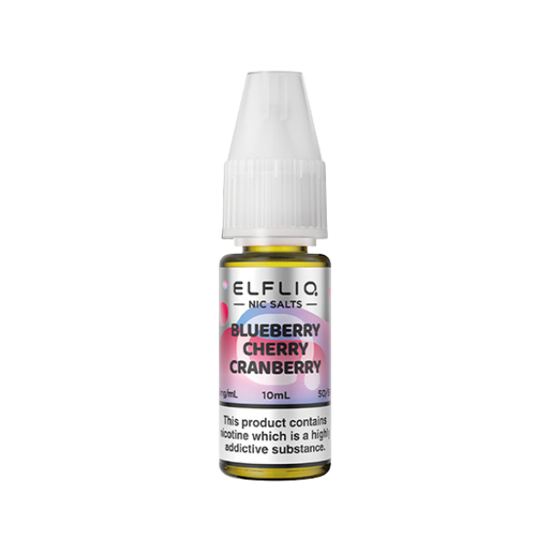 Blueberry Cherry Cranberry Nic Salt E-Liquid by Elf Bar Elfliq - Vape Kingz
