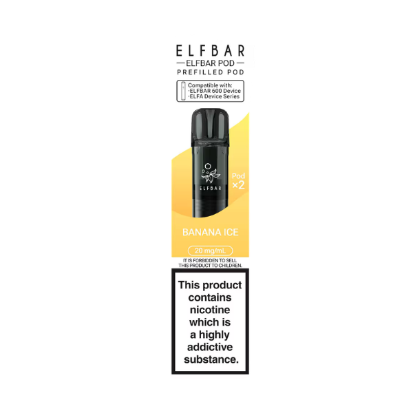 Elf Bar 600 Prefilled Pods 20mg 2 Pack - Vape Kingz