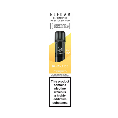 Elf Bar 600 Prefilled Pods 20mg 2 Pack - Vape Kingz