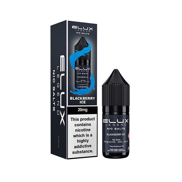 Blackberry Ice Nic Salt E-Liquid by Elux Legend