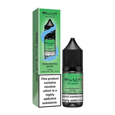 Fresh Menthol Mojito Nic Salt E-Liquid by Elux Legend