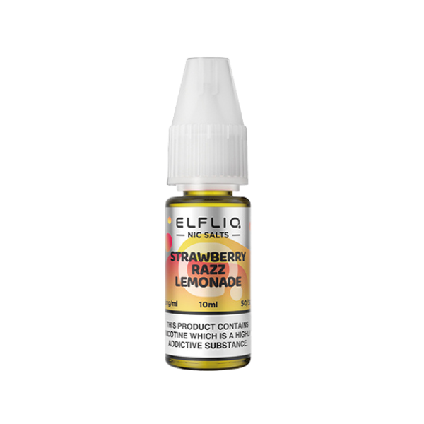 Strawberry Razz Lemonade Nic Salt E-Liquid by Elf Bar Elfliq - Vape Kingz