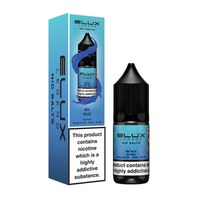 Mr Blue Nic Salt E-Liquid by Elux Legend - Vape Kingz