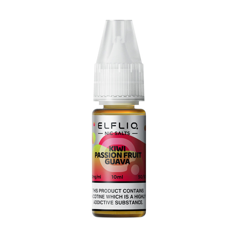 Kiwi Passion Fruit Guava Nic Salt E-Liquid by Elf Bar Elfliq