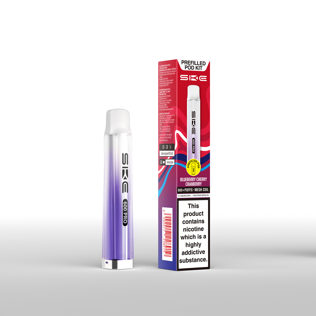 SKE 600 Pro Prefilled Pod Kit - Vape Kingz
