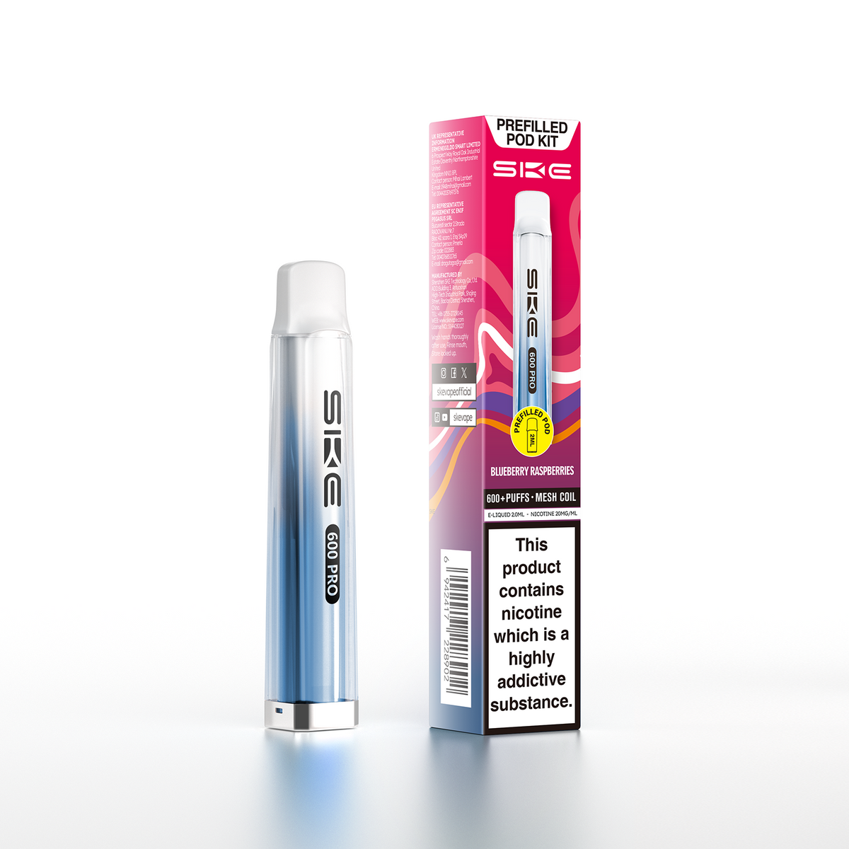 SKE 600 Pro Prefilled Pod Kit - Vape Kingz
