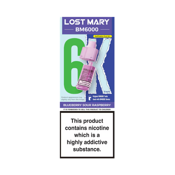 Lost Mary BM6000 Prefilled Pods - Vape Kingz