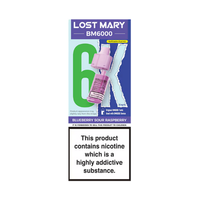 Lost Mary BM6000 Prefilled Pods - Vape Kingz