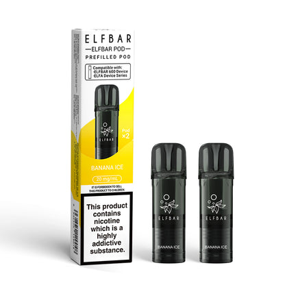 Elf Bar 600 Prefilled Pods 20mg 2 Pack - Vape Kingz