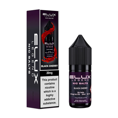 Black Cherry Nic Salt E-Liquid by Elux Legend - Vape Kingz