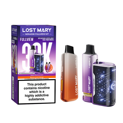 Lost Mary Nera 30K Fullview Prefilled Pod Kit - Vape Kingz