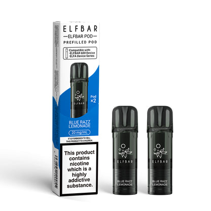 Elf Bar 600 Prefilled Pods 20mg 2 Pack - Vape Kingz