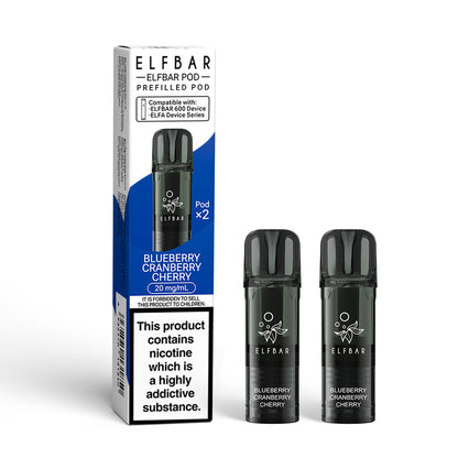 Elf Bar 600 Prefilled Pods 20mg 2 Pack - Vape Kingz