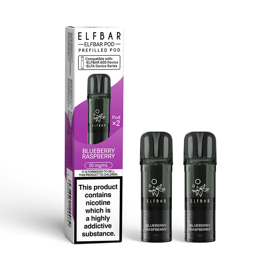 Elf Bar 600 Prefilled Pods 20mg 2 Pack - Vape Kingz