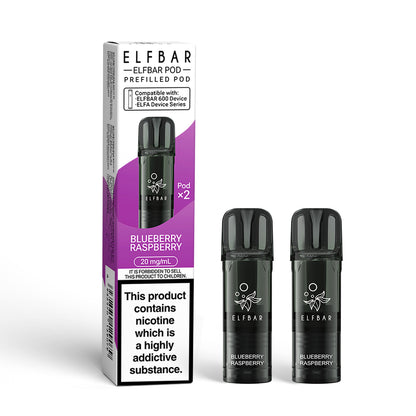 Elf Bar 600 Prefilled Pods 20mg 2 Pack - Vape Kingz