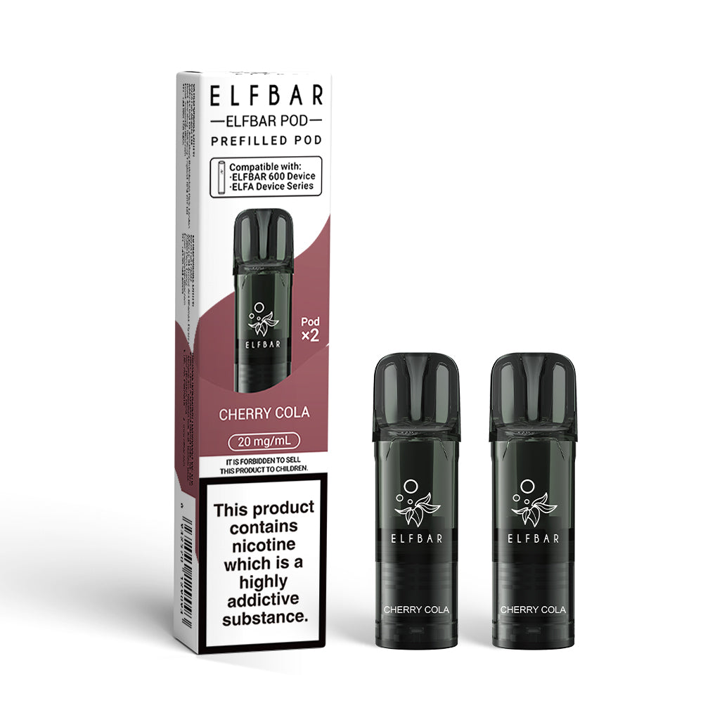 Elf Bar 600 Prefilled Pods 20mg 2 Pack - Vape Kingz
