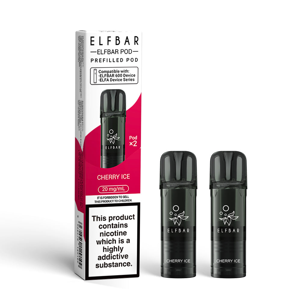 Elf Bar 600 Prefilled Pods 20mg 2 Pack - Vape Kingz