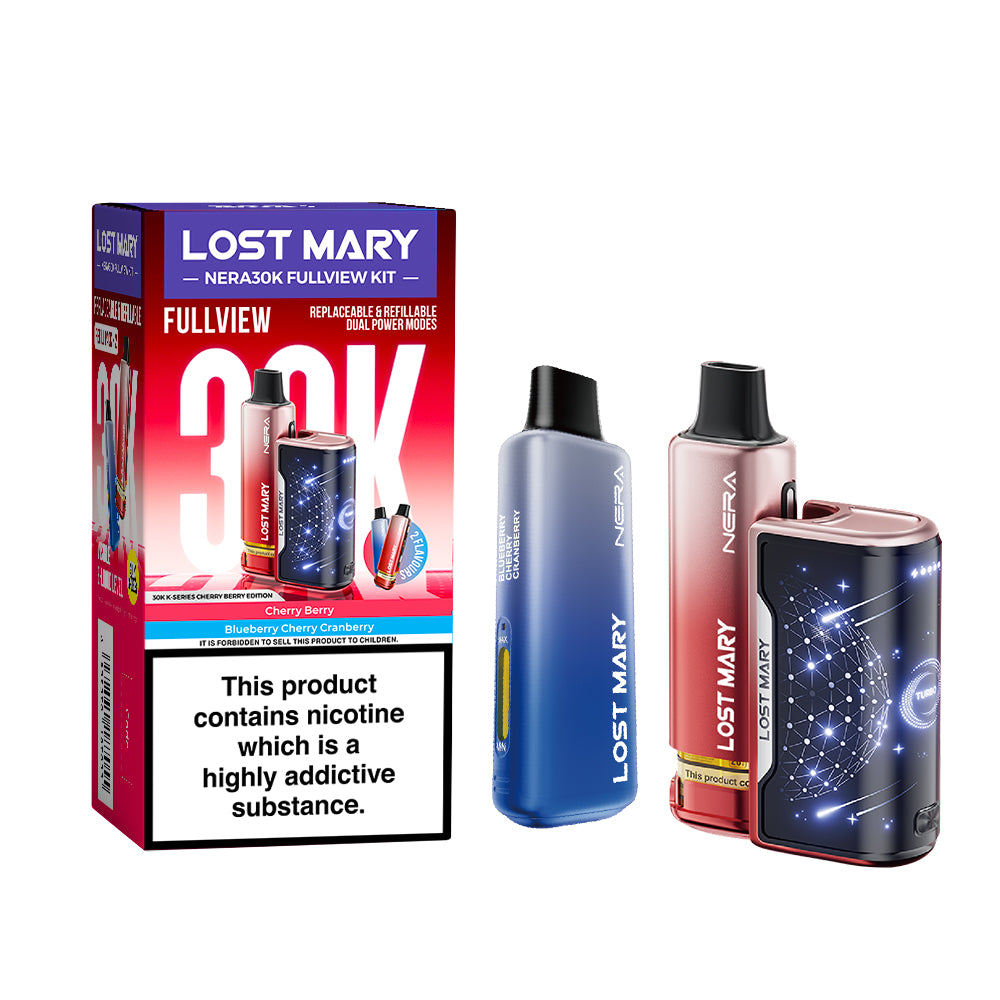 Lost Mary Nera 30K Fullview Prefilled Pod Kit - Vape Kingz