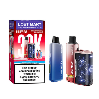 Lost Mary Nera 30K Fullview Prefilled Pod Kit - Vape Kingz