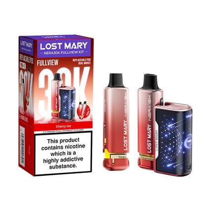 Lost Mary Nera 30K Fullview Prefilled Pod Kit - Vape Kingz