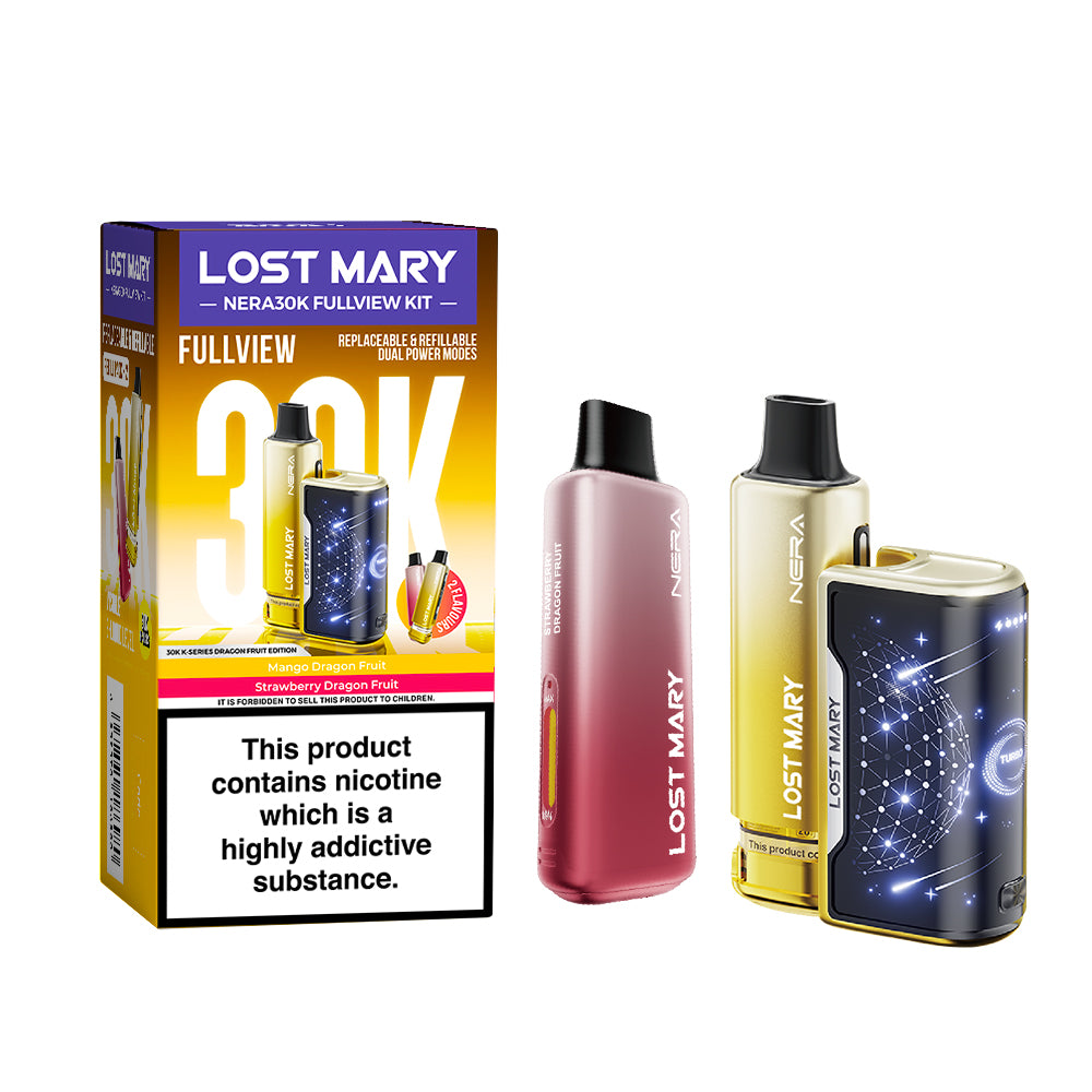 Lost Mary Nera 30K Fullview Prefilled Pod Kit - Vape Kingz