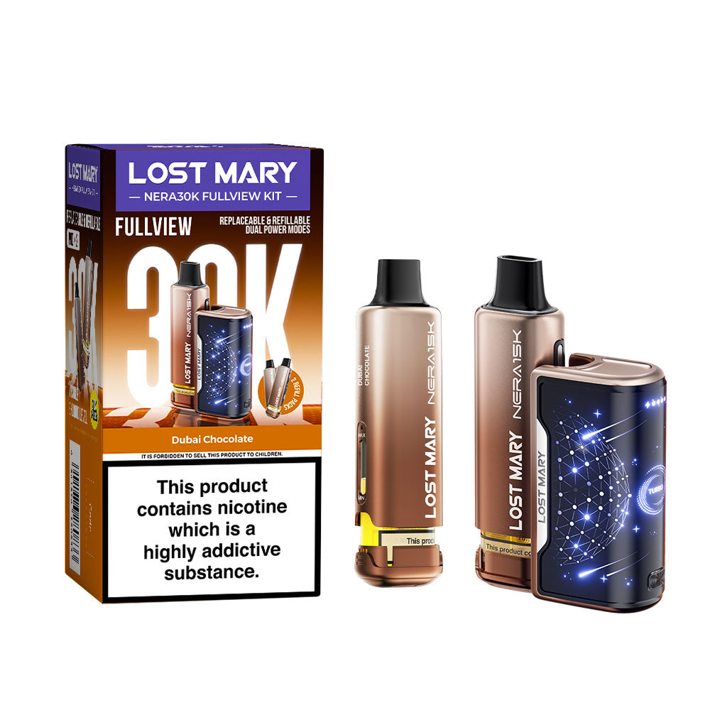 Lost Mary Nera 30K Fullview Prefilled Pod Kit - Vape Kingz