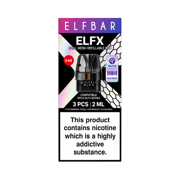 Elf Bar ELFX Replacement Pods - Vape Kingz